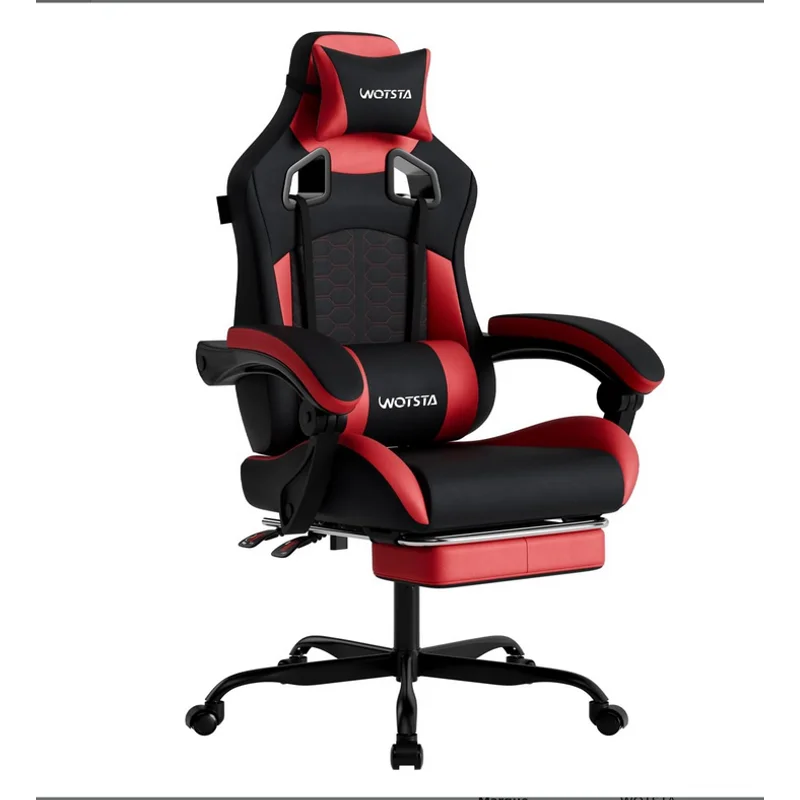 gaming chair with footrest